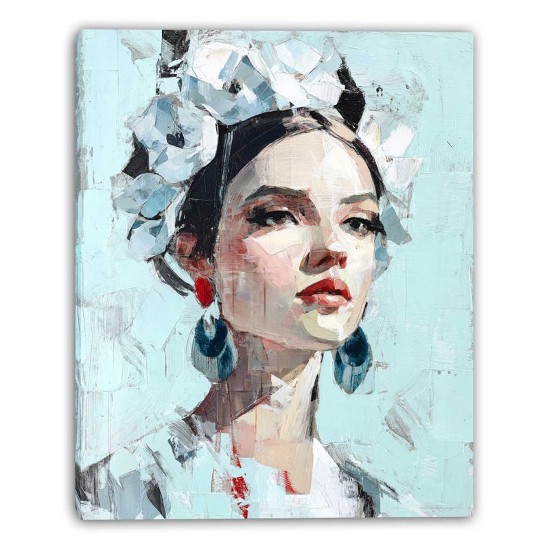Art mural sur toile cristal, L 24 po x H 36 po x P 1,5 po