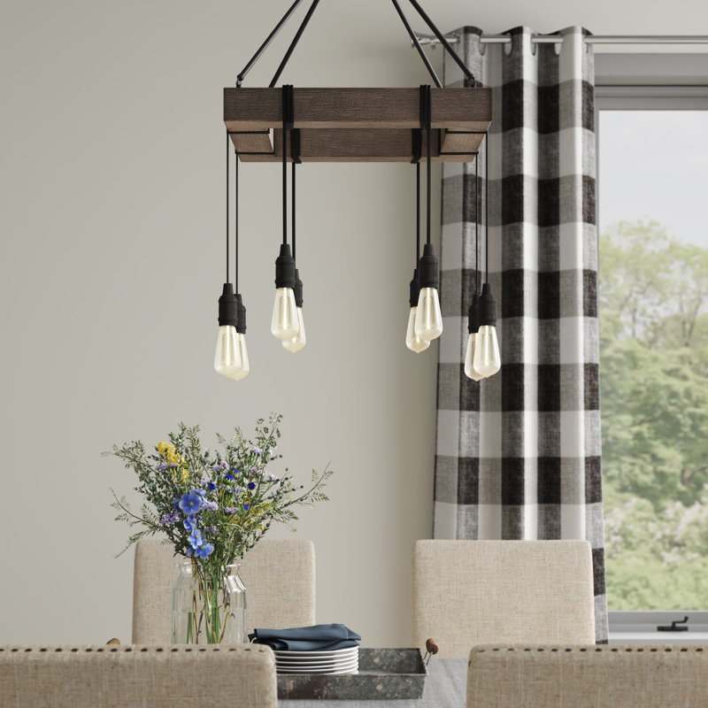 Eleesia 8 - Light Bronze/Brown Cluster Pendant