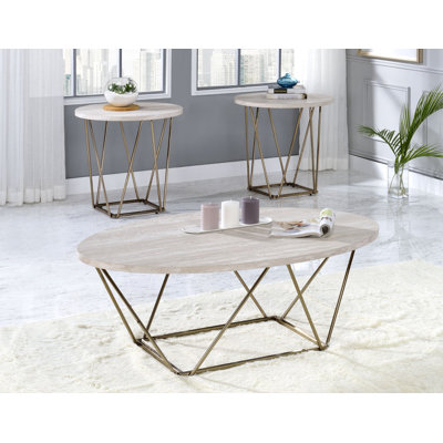 Rowyn 3-Pack Set(Pack Includes Cocktail Table & 2 End Tables)