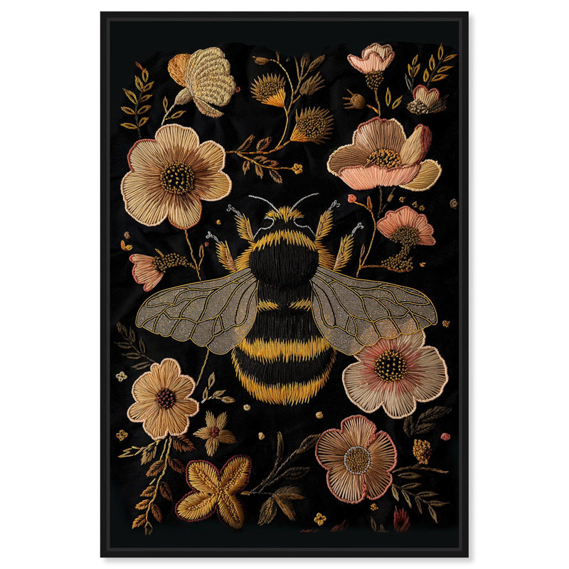 «Honeyed Herald II» par Art Remedy, H 37 po x l 25 po, Structure noire