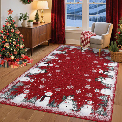 Rectangle Washable Area Rug
