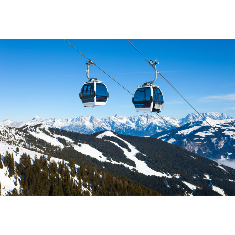Cable Car by Achiartistul - Wrapped Canvas Print, 51cm H x 76cm W