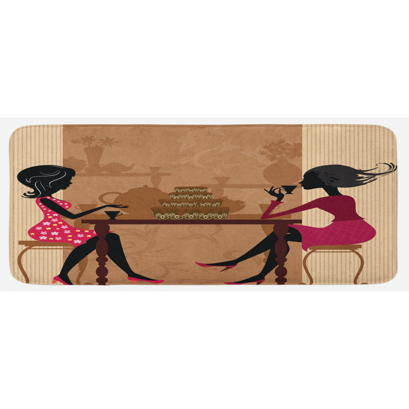 Tapis de cuisine femme