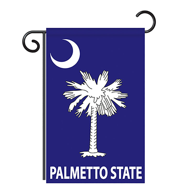 Drapeau de maison 28" x 40" à double face american state states palmetto state, H 13 po x l 18,5 po