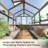 Outdoor Wooden Polycarbonate Greenhouse 6x8Ft-102341736
