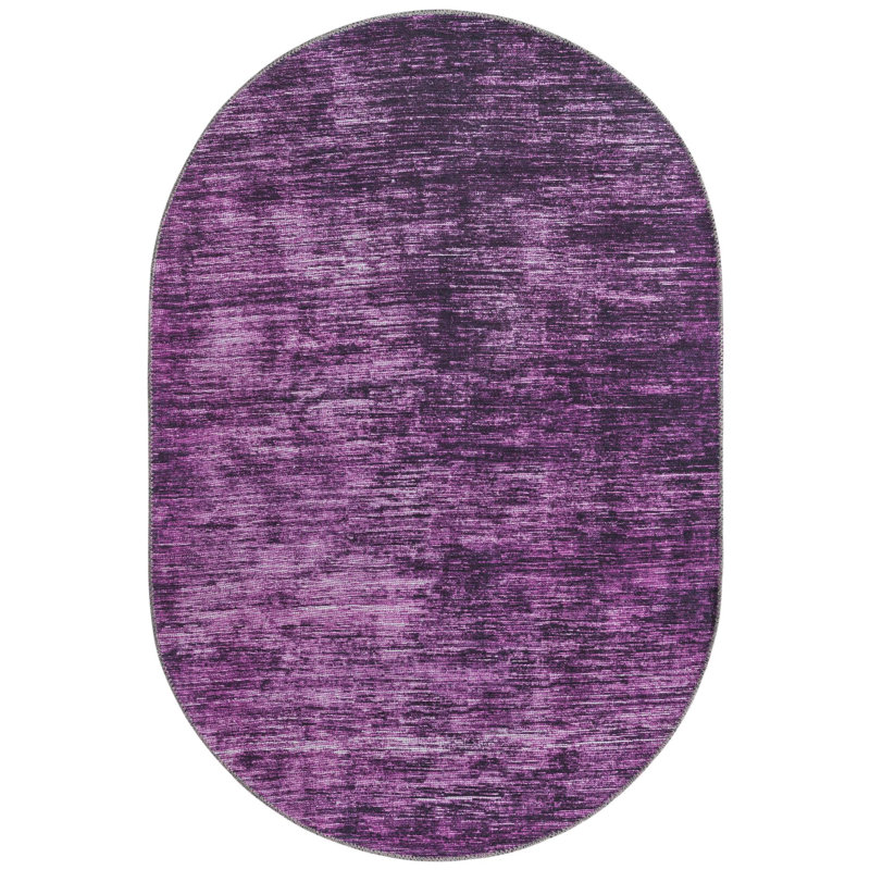 Ikhasa Chenille Indoor Rug, Oval 4' x 6'