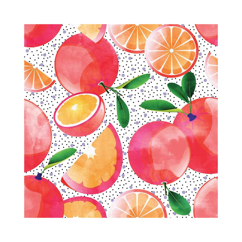 Citrus Love by 83 Oranges - Wrapped Canvas Gallery-Wrapped Canvas Giclée, 30.48 cm H x 30.48 cm W