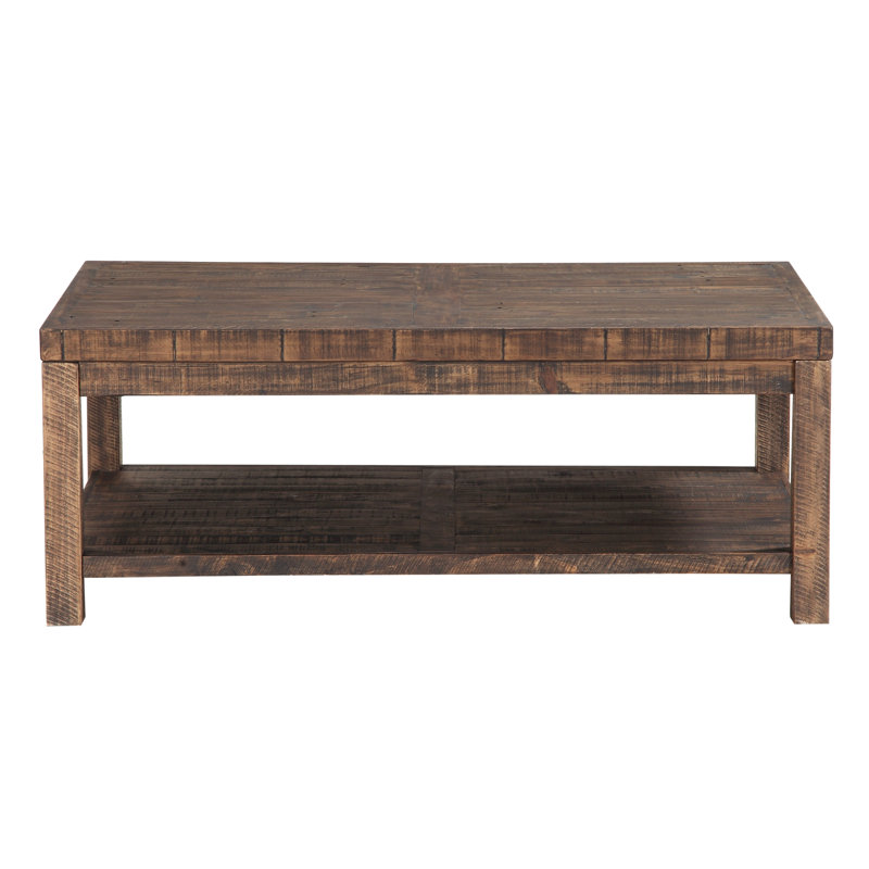 Solid Wood Four Leg Coffee Table