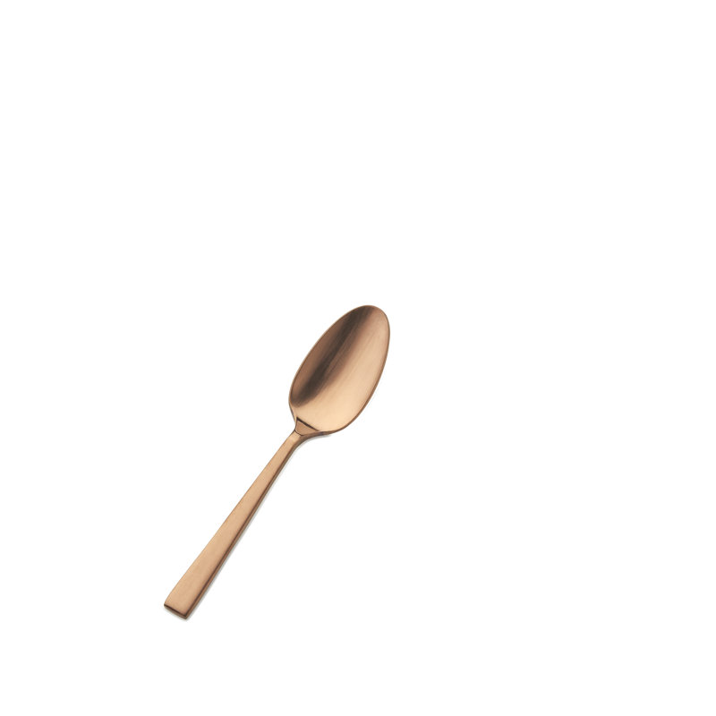 Cuillère à café en acier inoxydable 18/10 Roman, Mate or rose