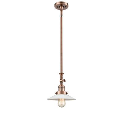 Luminaire suspendu conique à 1 lumière Miramontes