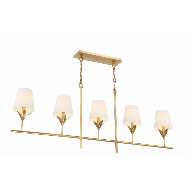 Lustre linéaire moderne à 5 lumières Vernia Karsyn