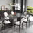 Tralyn Oval Glass Top Dining Table