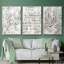 «Sand Glyphs I», ensemble de 3 reproductions encadrées sur toile-91891077-91891076