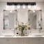 Luminaires de salle de bain à 6 lumières au-dessus d'un miroir avec abat-jour en verre transparent, appliques murales modernes pour meuble-lavabo de chambre à coucher-1711605965