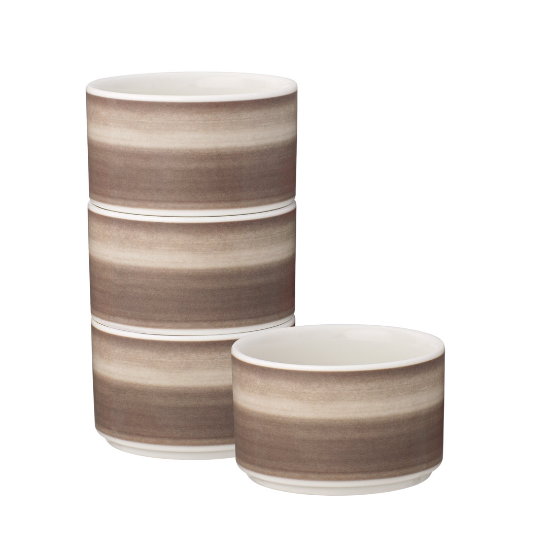 Noritake Colorstax Ombre Stax Mini Bowls, 3.75", 9 OZ (Set of 4) Noritake 