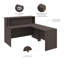 Bureau de réception en L Arrive - l 60 po x P 72 po - Réversible-97969759