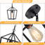 Luminaire suspendu de style lanterne à 1 lumière Merinda