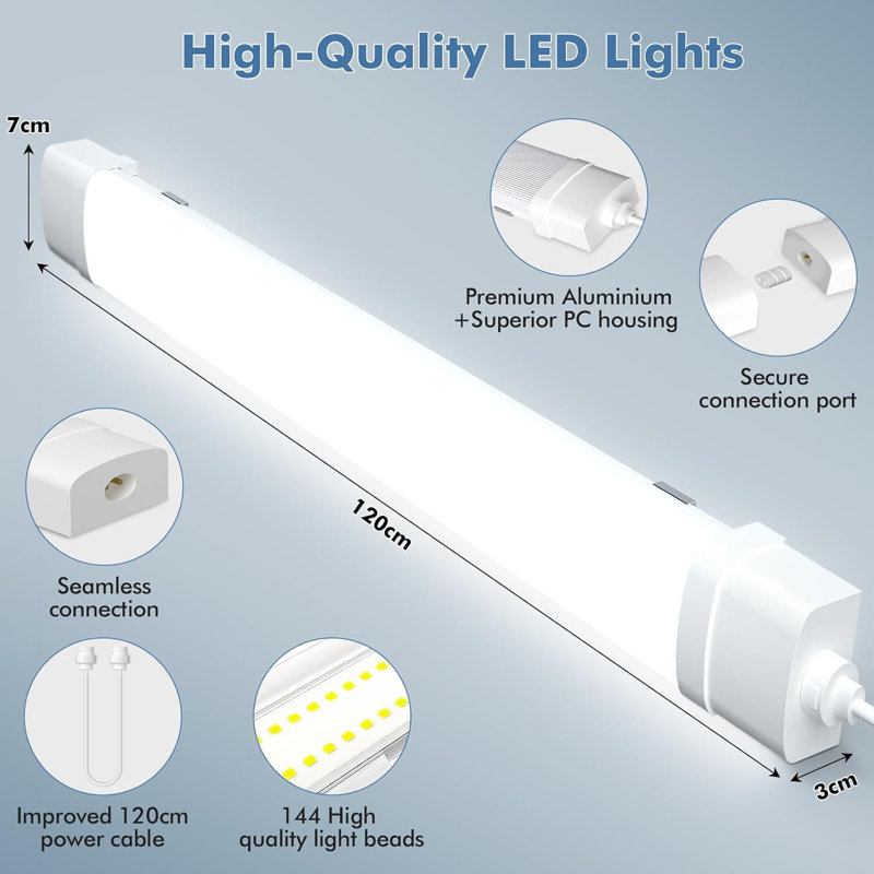 Daleyssa Plastic LED Flush Mount