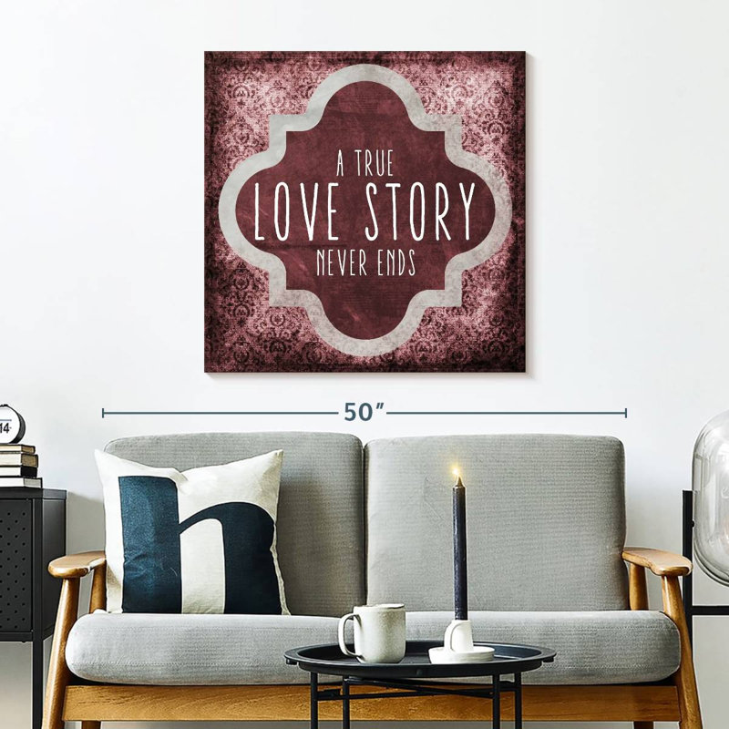 Tergel True Love Story, 30" H x 30" W