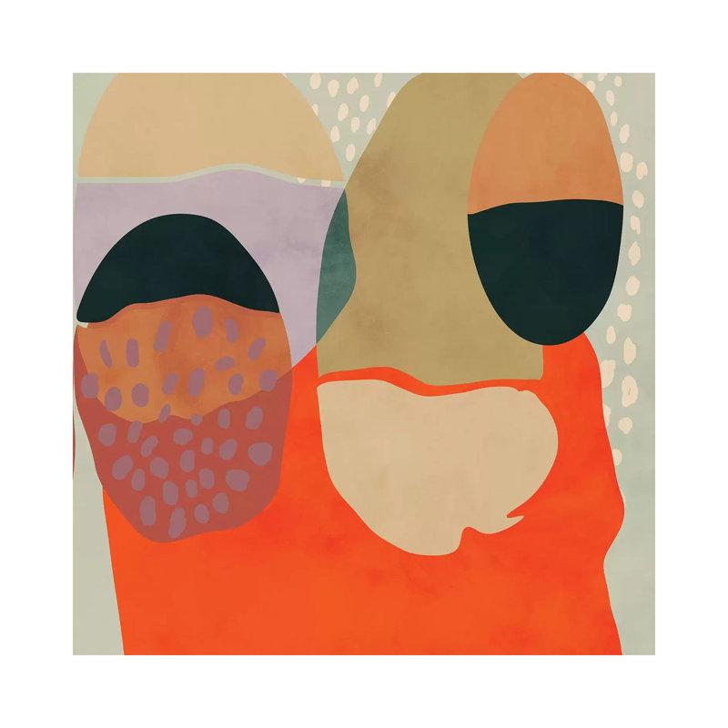 Shapes Abstract Study, Wrapped Canvas, No Matte, 48" H x 48" W x  1.5" D