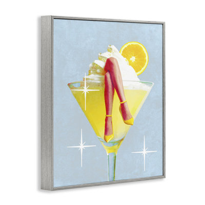 «Crossed Legs Drink», estampe numérique de Lil 'Rue