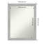 Miroir d'appoint mural en plastique gris-64574836
