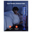 Lampe à bulles sensorielle avec télécommande, lumière d'aquarium sur pied 3,3 pi avec 16 effets de couleur et décor de poisson flottant pour la chambre à coucher ou le salon