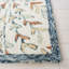 Tapis ivoire / vert Janeidy 208-63493177