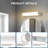 MW 1PK 30W 3FT LED Bathroom Vanity Light, Dimmable 3CCT, Brushed Nickel