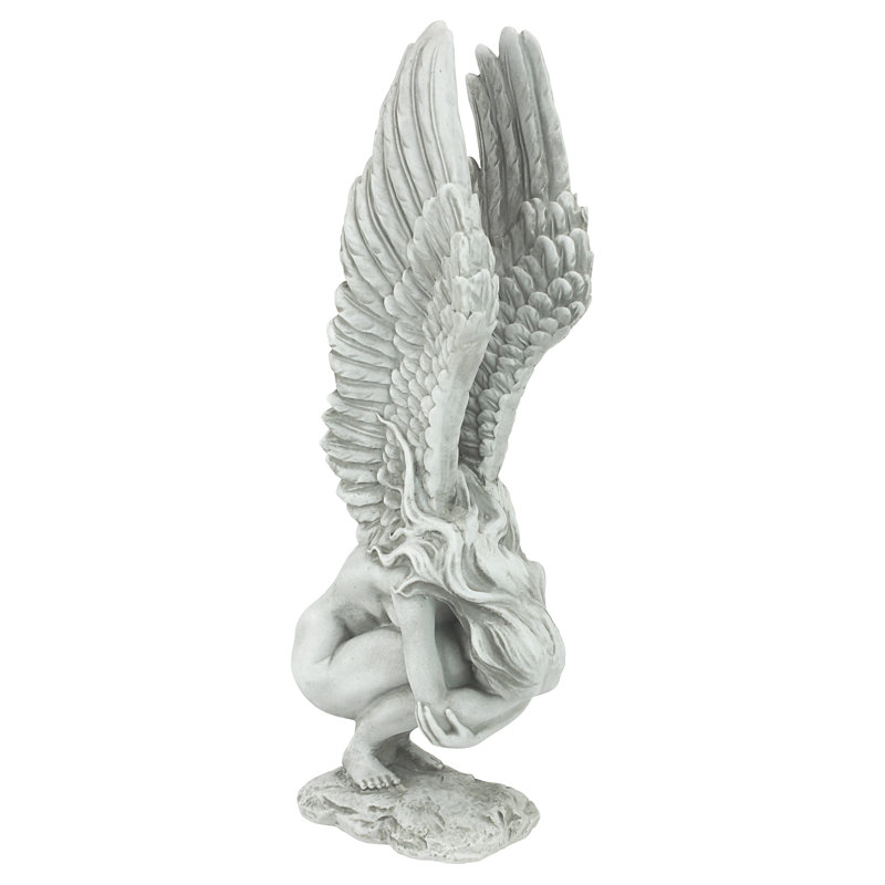 Angel Remembrance and Redemption Statue, 15" H X 4" W X 6.5" D