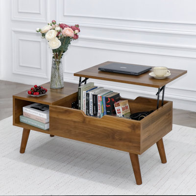 Single Lift Top Extendable Coffee Tables with Storage for Living room -  George Oliver, 4EE538D7D20B4B7A8062FAEB60FE3894