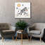 «Baby Zebra» par Farida Zaman, art mural sur toile