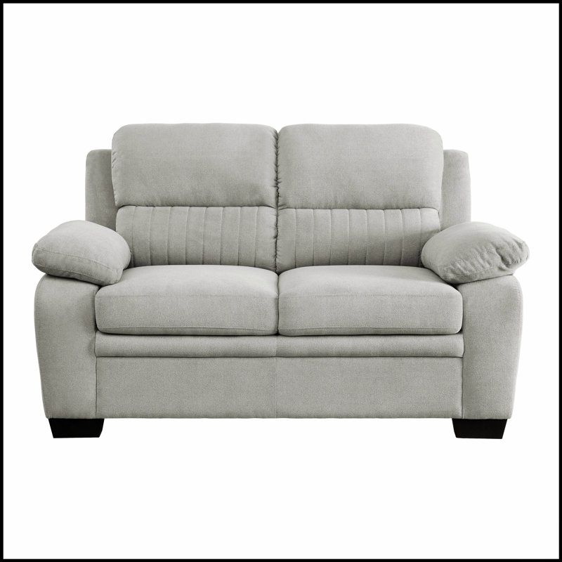 Causeuse moelleuse 1pc, Noir