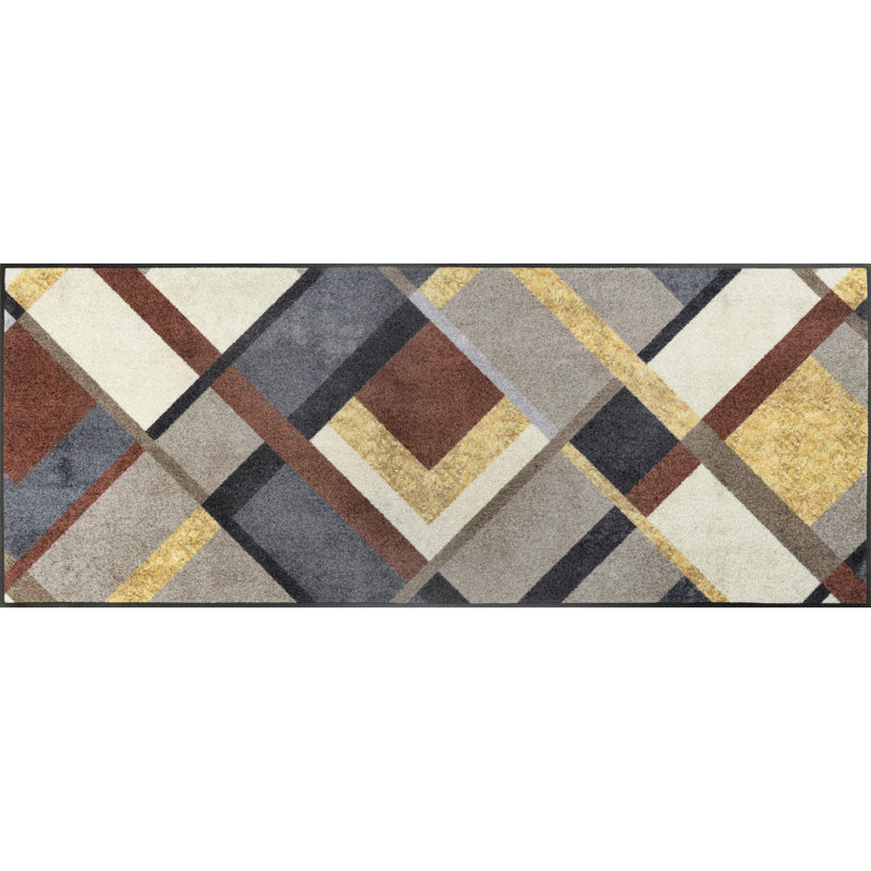 Non-Slip Patchwork Indoor Doormat, Runner 75 x 190cm
