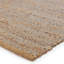 Tapis beige / argenté fait à la main Rosier-70294156