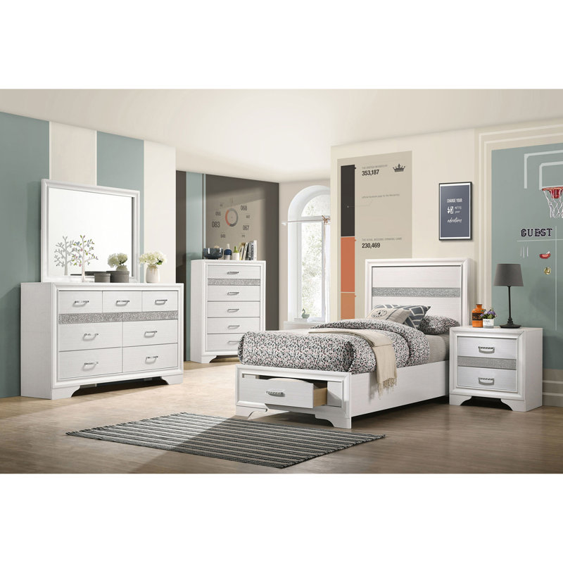 Lit plateforme, Blanc
