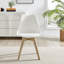Scandinavian Dining Table Set - Minimalist Style Glass and Metal Leg with 4 Luxury Dining Chairs-86714793-87113436