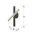 Kuhlmann Iron LED Swing Arm Sconce-1142611496