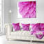 Doux pétales de fleurs abstraites mauves - coussin à imprimé floral-30721165-30721168