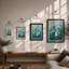 Cosmos Arrangement Botanical - Framed Print-1553530042-1553530035