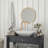 Gagalis Wall Mount Shatterproof Round Accent Wall Mirror with Metal Frame-1416361357-1416361356