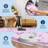 2x6 Non-Slip Hallway Runner, Soft Washable Coquette Purple Rug for Kitchen, Bedroom, & Nursery-1336408138