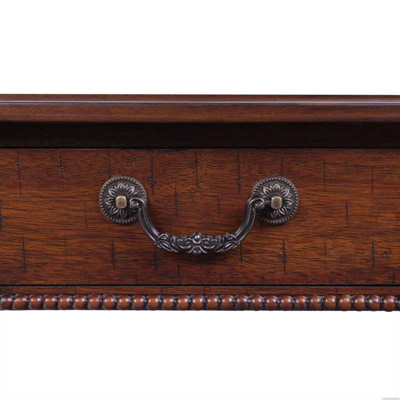 Table basse rectangulaire en noyer avec rangement et pieds en forme de gourde (assemblage facile), Noyer