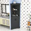 Armoire de rangement de coin de salle de bain autoportante avec tablette ouverte et rangement fermé-1139181409