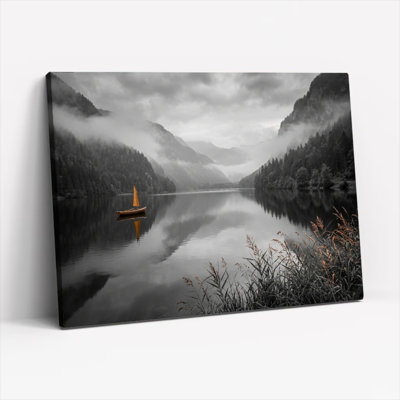 «Mountain Lake», reproduction d'art sur toile, ensemble de 1