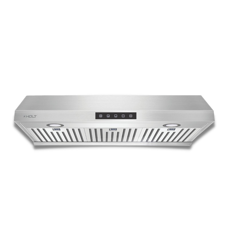 HOLT 29.7 " W Stainless Steel 700 CFM Ducted (Vented) Under Cabinet Range Hood with Baffle Filter