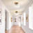 Andretta Glass Semi Flush Mount