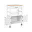Haverhille Solid Wood Top Kitchen Trolley-1261120037