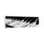 Piano 1 Piece Panoramic Wall Art on Canvas-620287660-620287662