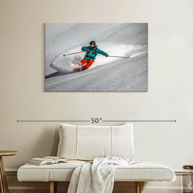Gastein Snow Skier, H 26 po x l 39 po